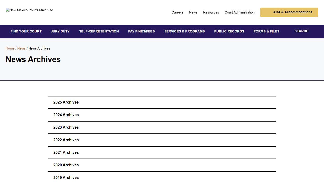 News Archives - New Mexico Courts